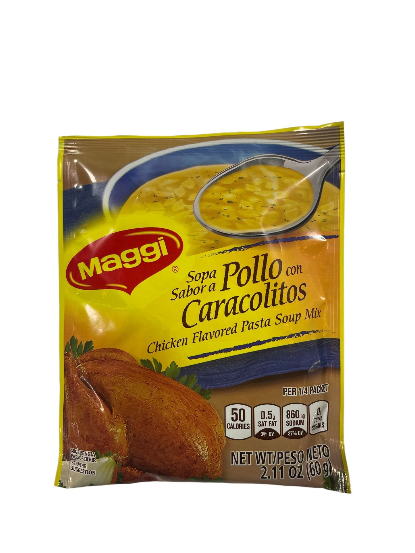 Sopa Maggi - Pollo con Caracolitos
