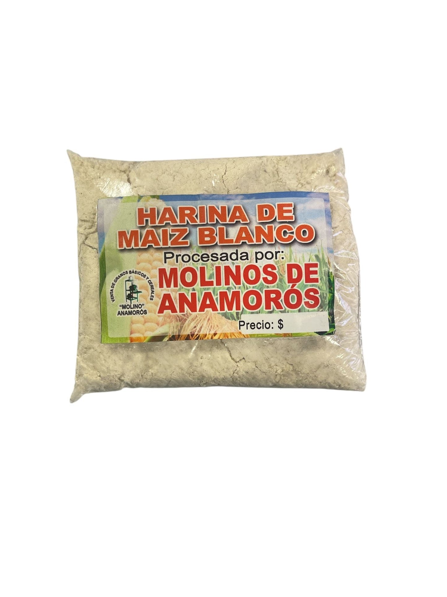 Harina de maiz blanco - Anamoros
