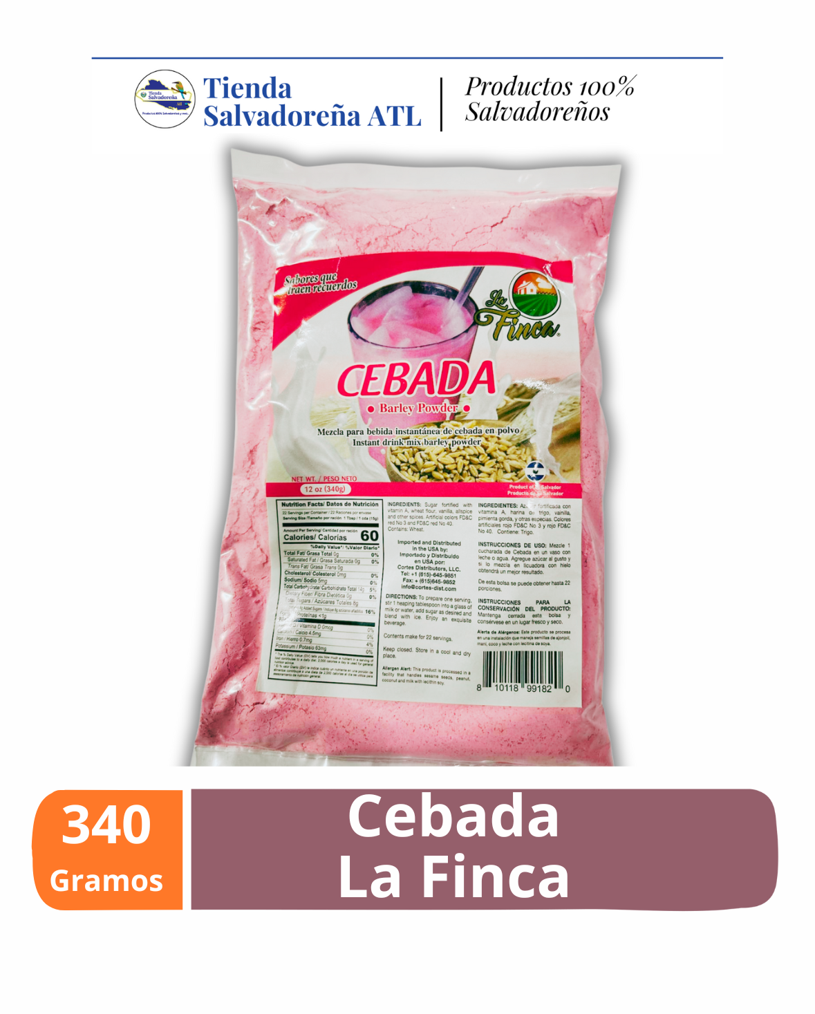 Cebada 340 gr - La Finca