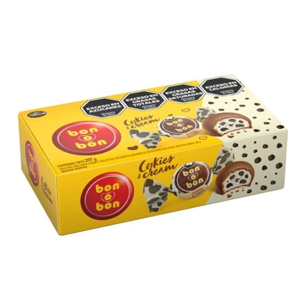 Bon - O - Bon cookies and cream 18 unidades