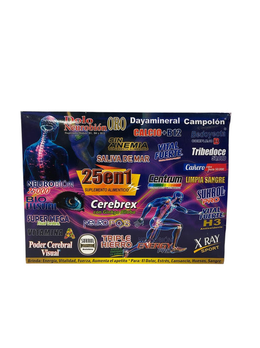 Caja de Vitaminas 25 en 1