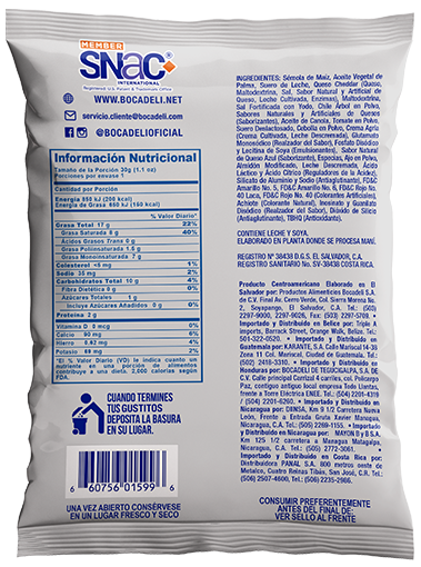 Gustitos super churro Picantillo 93g - Bocadeli