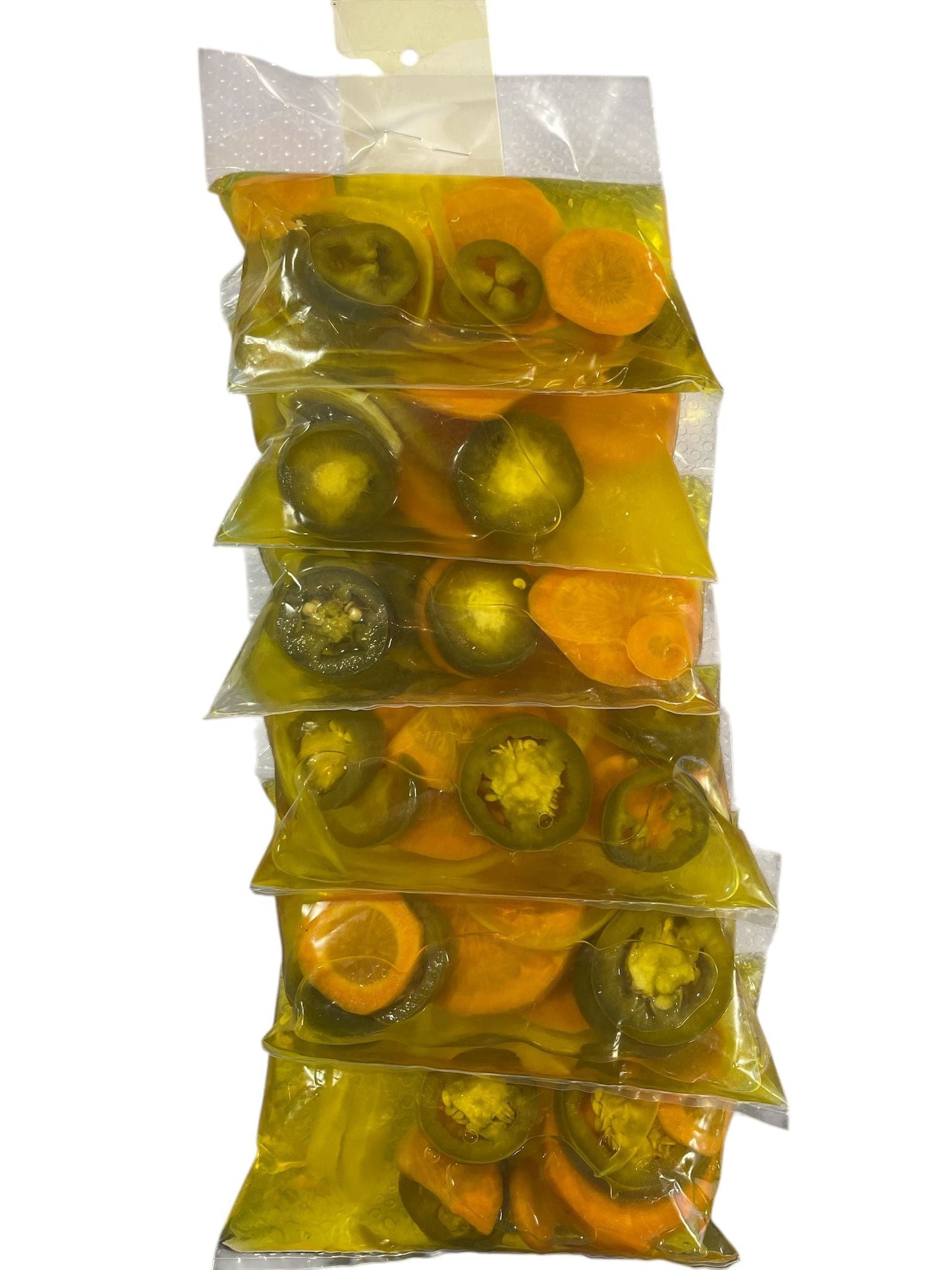 Curtido de jalapenos en bolsa Pequena