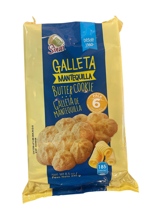 Galleta de Mantequilla Paquete de 6 unidades - Pan Sinai