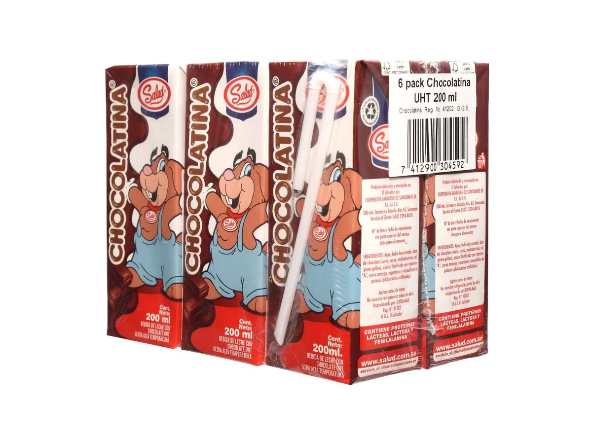 Chocolatina Salud Paquete de 6 unidades