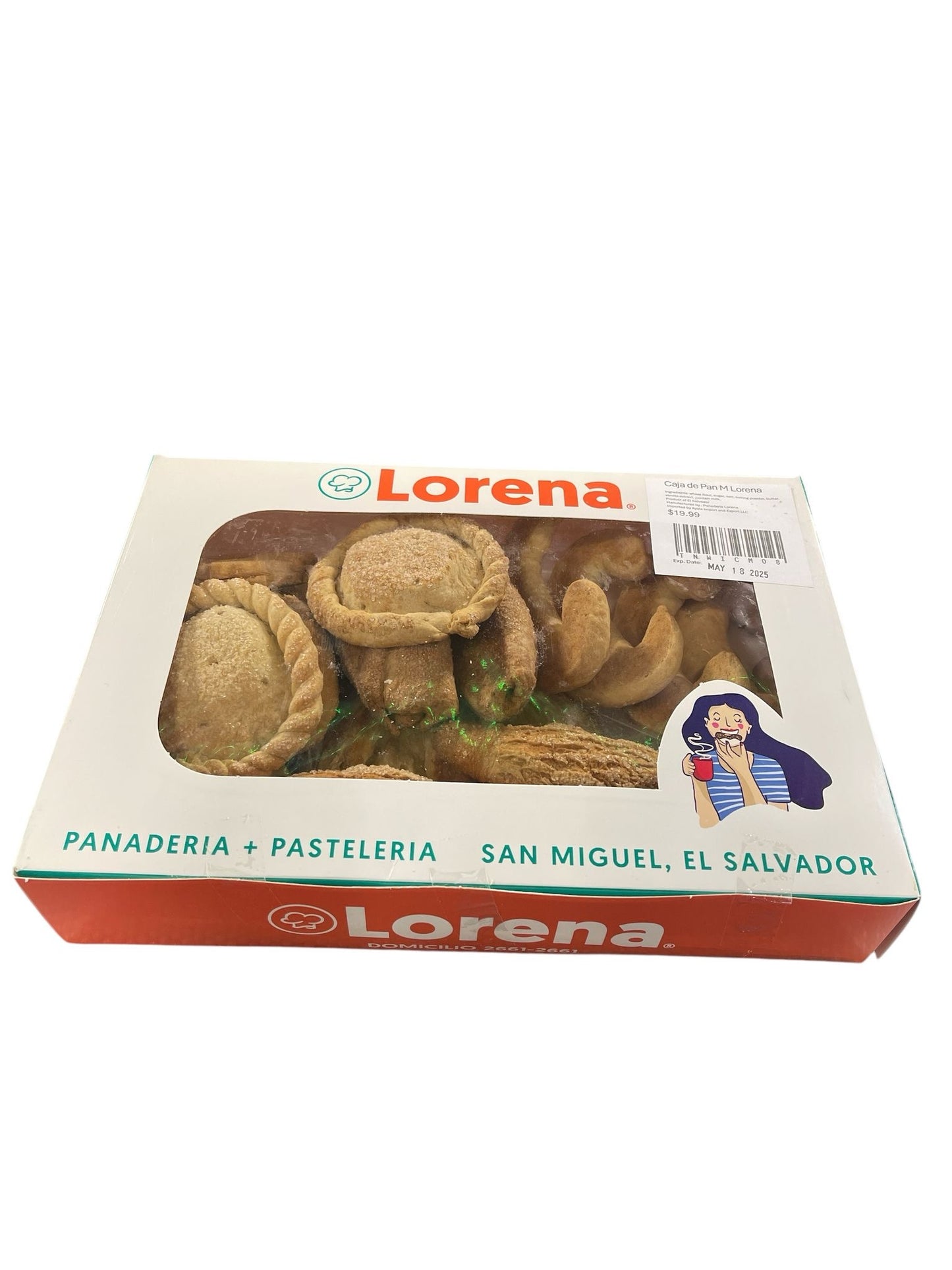 Lorena caja de pan pequena