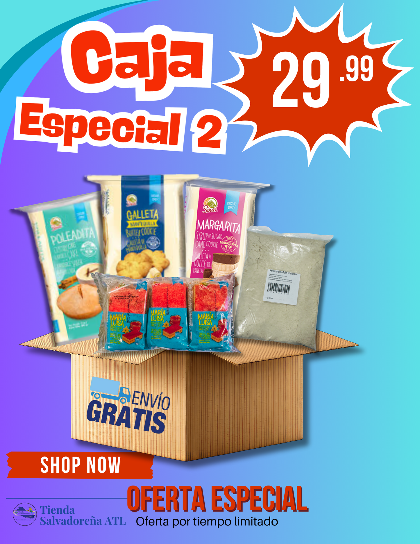 Caja Especial de Pan 2 - con Envio Gratis