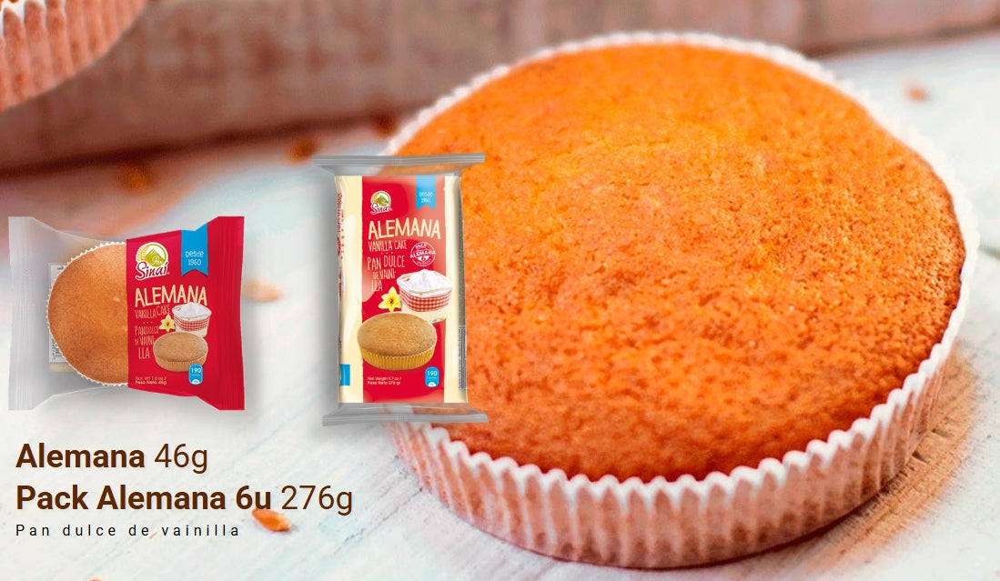 Alemanas - paquete de 6 unidades | Pan Sinai