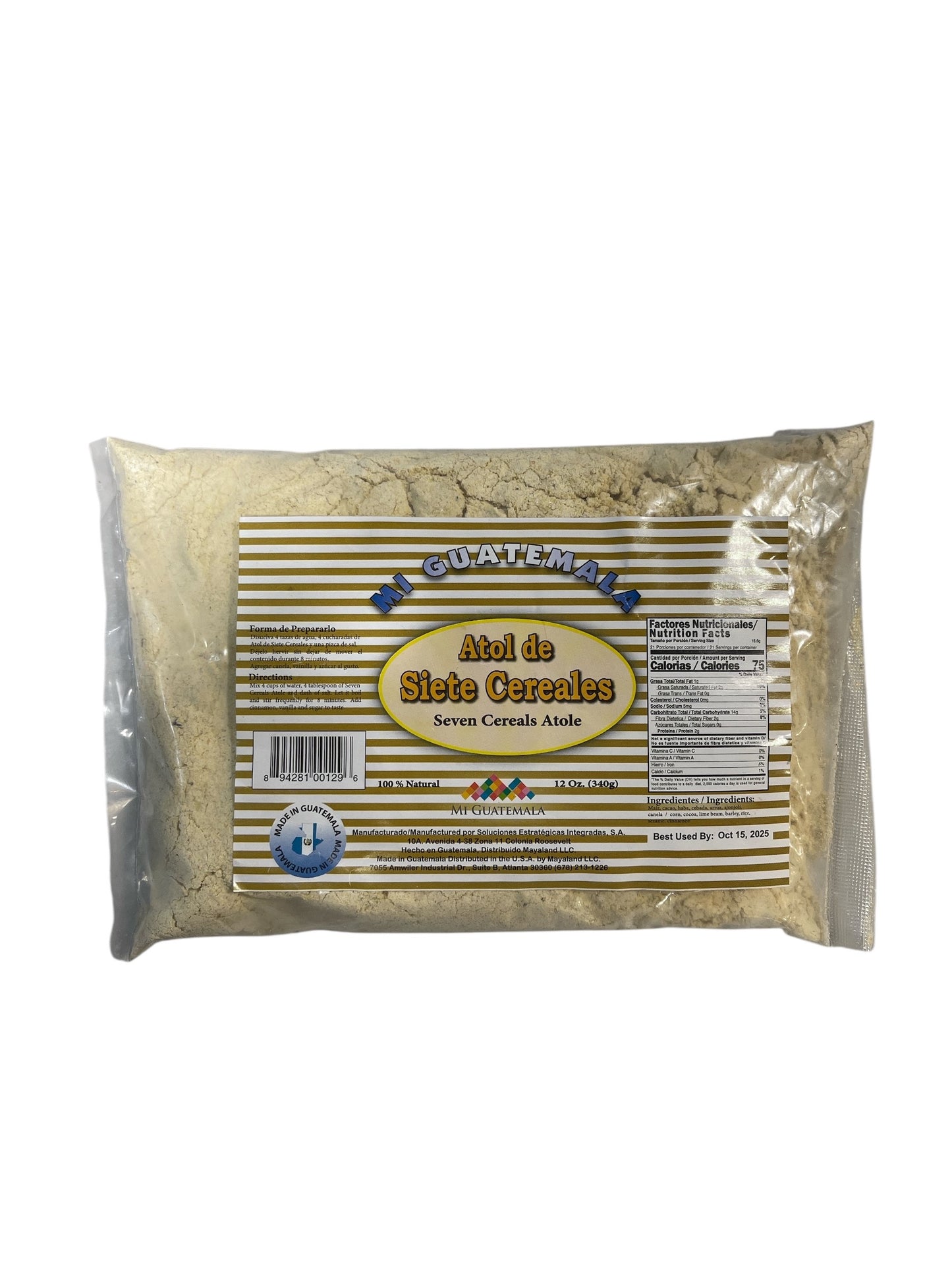 Atole de Siete Cereales