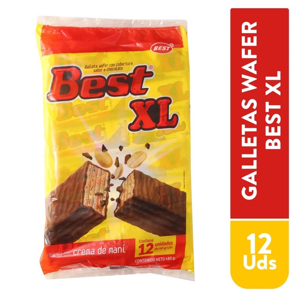 Galletas de Chocolate con Mani Best 480g