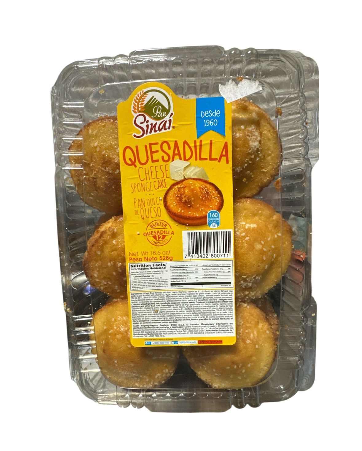 Quesadillas paquete de 12 unidades - Pan Sinai