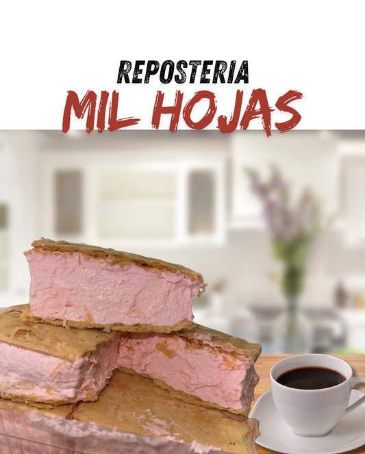Reposteria Mil Hojas Rosada