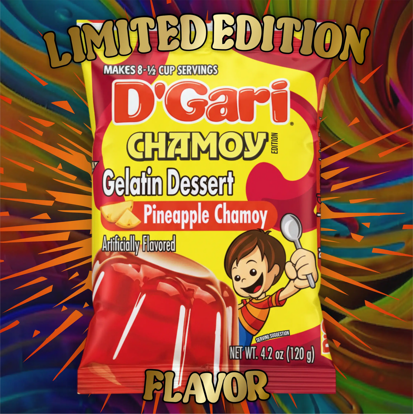Gelatina Pineapple Chamoy D'Gari 120g