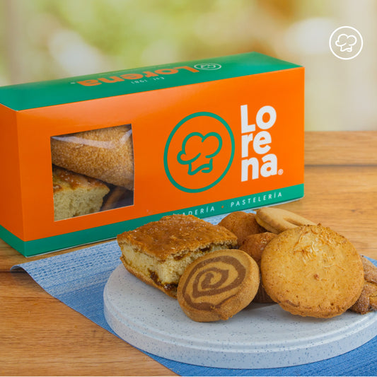 Caja de Pan Variado de Pasteleria Lorena