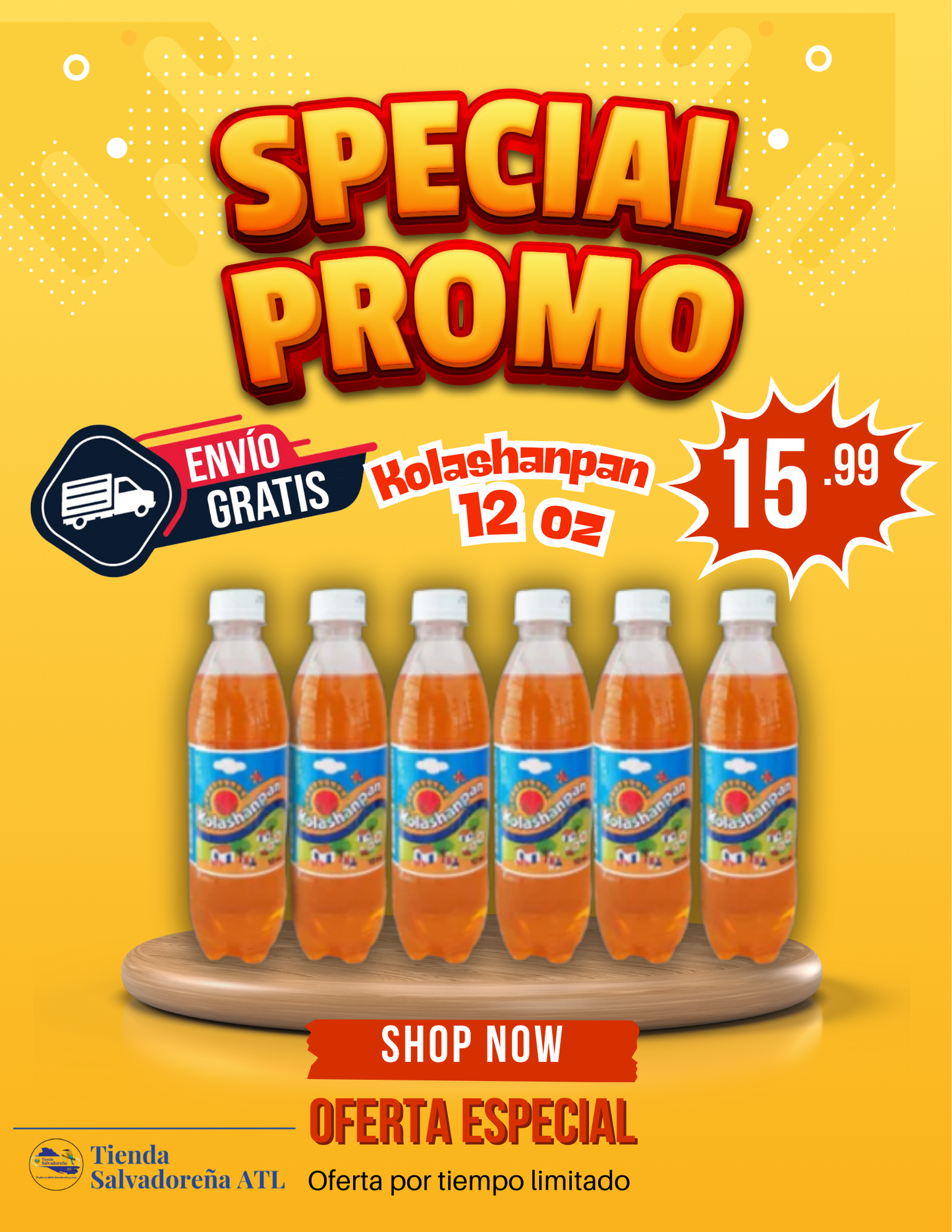 Six Pack Kolashanpan 12oz (Envio Gratis)