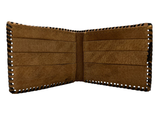 Billeteras de El Salvador Marron con beige