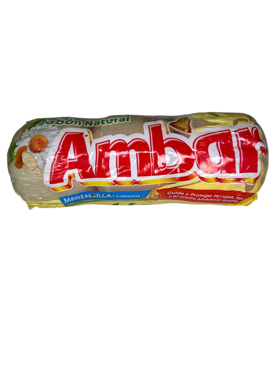 Jabón Ambar Manzanilla 3 Unidades - 900 g