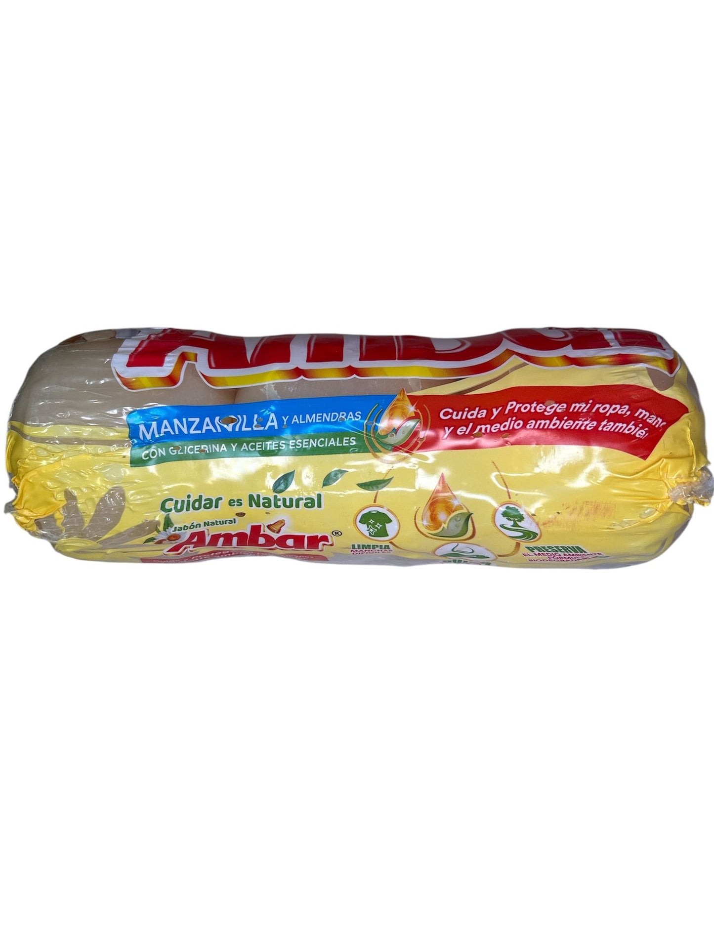 Jabón Ambar Manzanilla 3 Unidades - 900 g