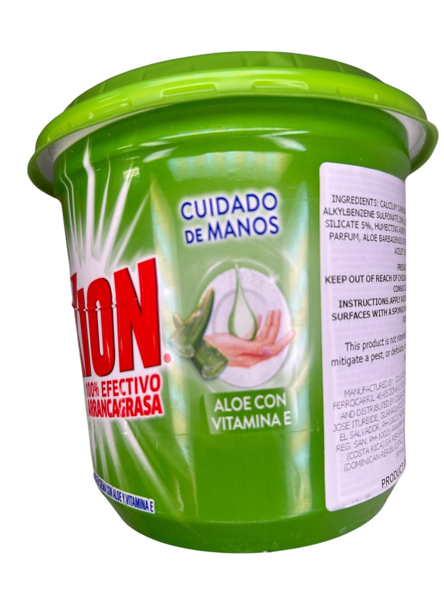 Lavaplatos Axion con Aloe Vera  y vitamina E en crema arrancagrasa - 850 gr