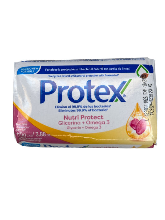 Jabón Protex Nutri Protect Glicerina + Omega 3