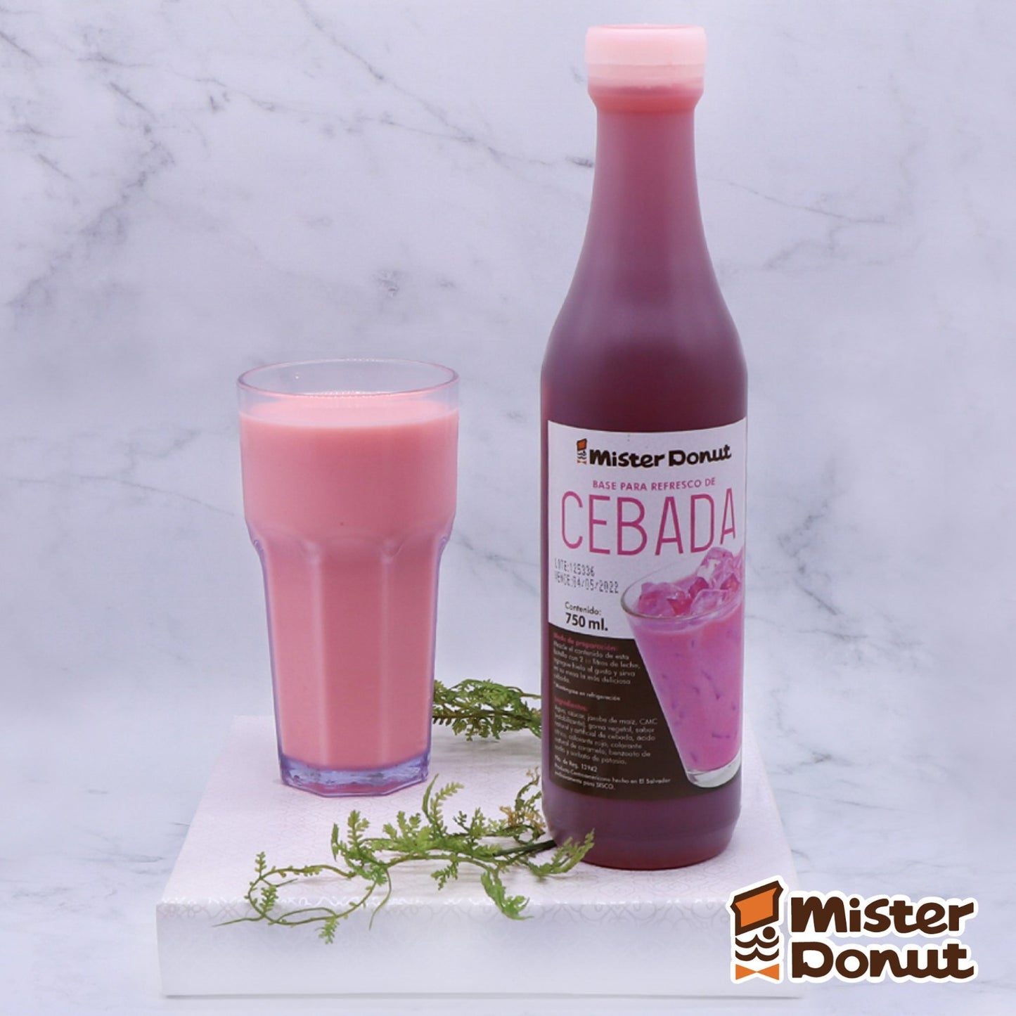 Base para Refresco de Cebada Botella de 750 ml - Mister Donut