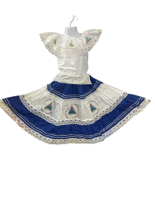 Traje Tipico de Nicaragua - 2 piezas