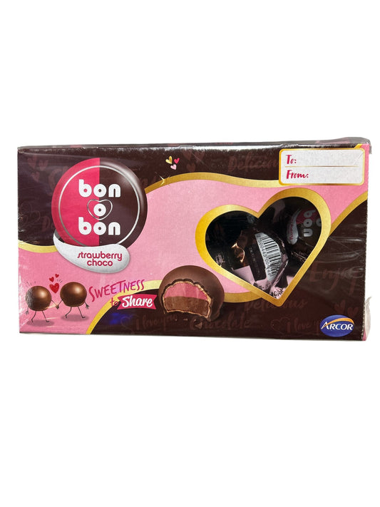 Chocolates bonObon Box - Sabor Fresa con chocolate