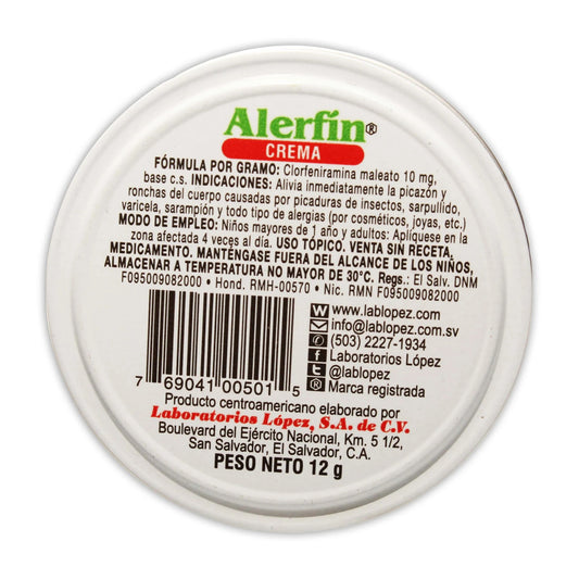 Alerfin (Clorferinamina Maleato 10mg) Uso Topico