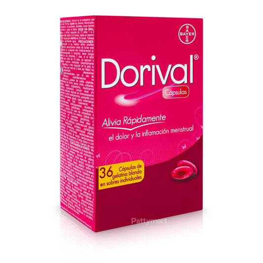 Dorival (ibuprofeno 200mgs) 1 capsula