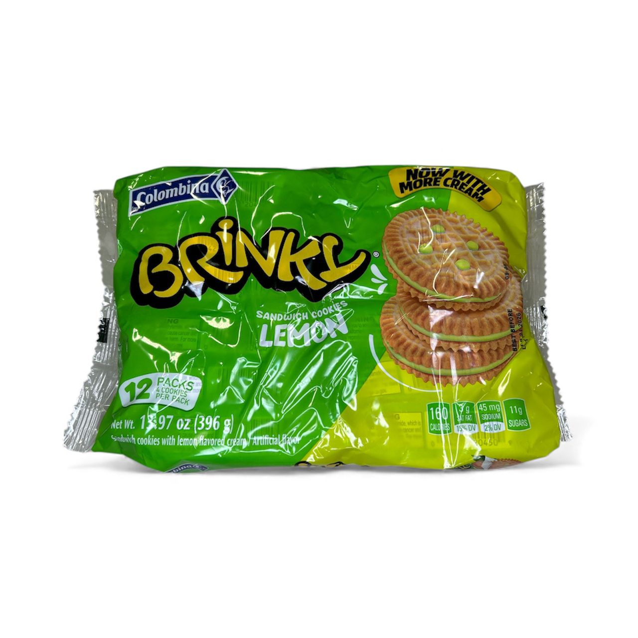Galletas de Limon Brinky (12 Paquetes) Colombina