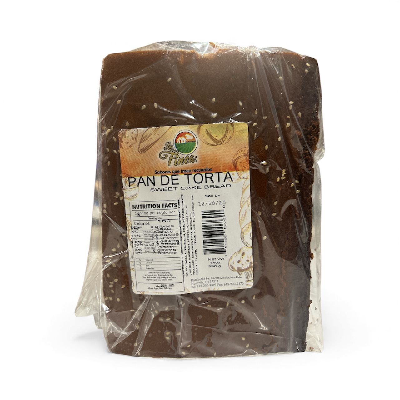 Pan de Torta 395 gr - La Finca