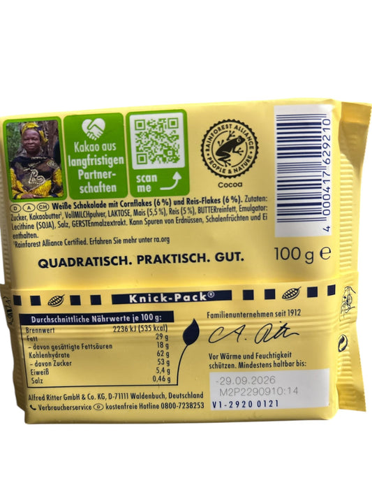 Chocolate Weisse Crisp - Ritter Sport