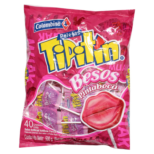 Paletas Tipitin Besos - Colombina