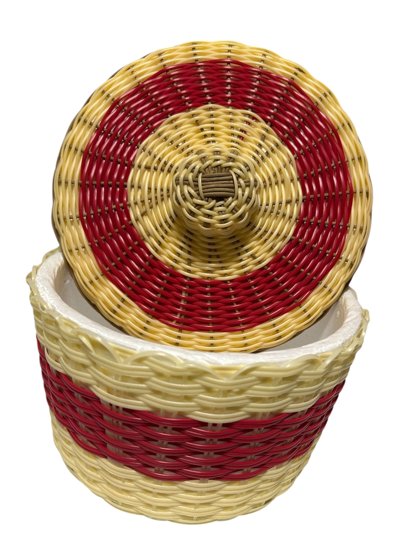 Cesta o Canasta Tortillera Roja