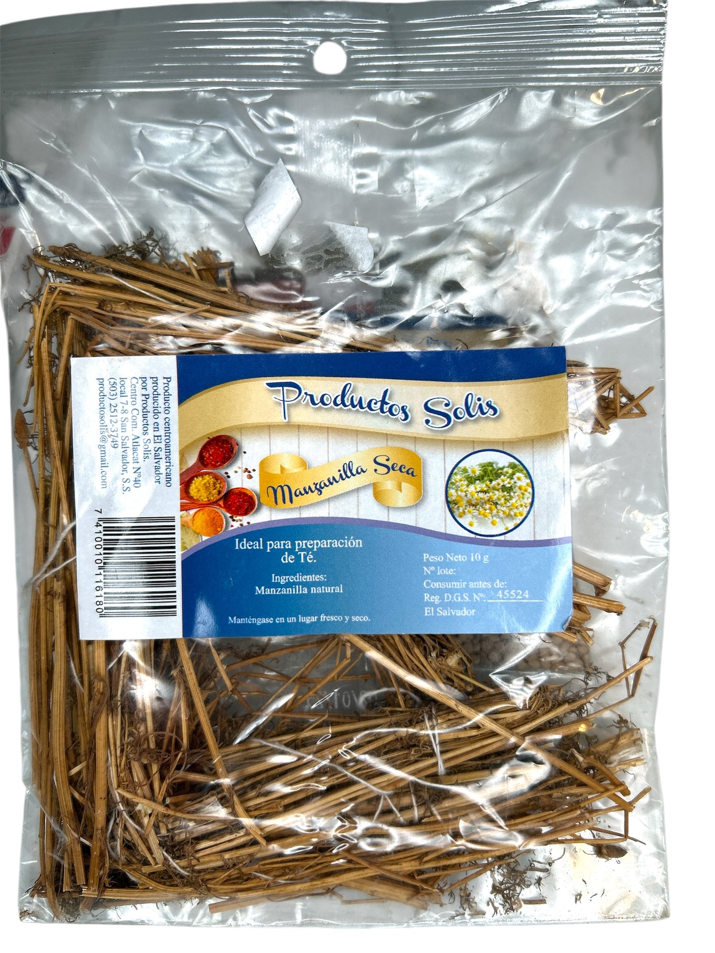 Manzanilla seca 10 gr | Solis