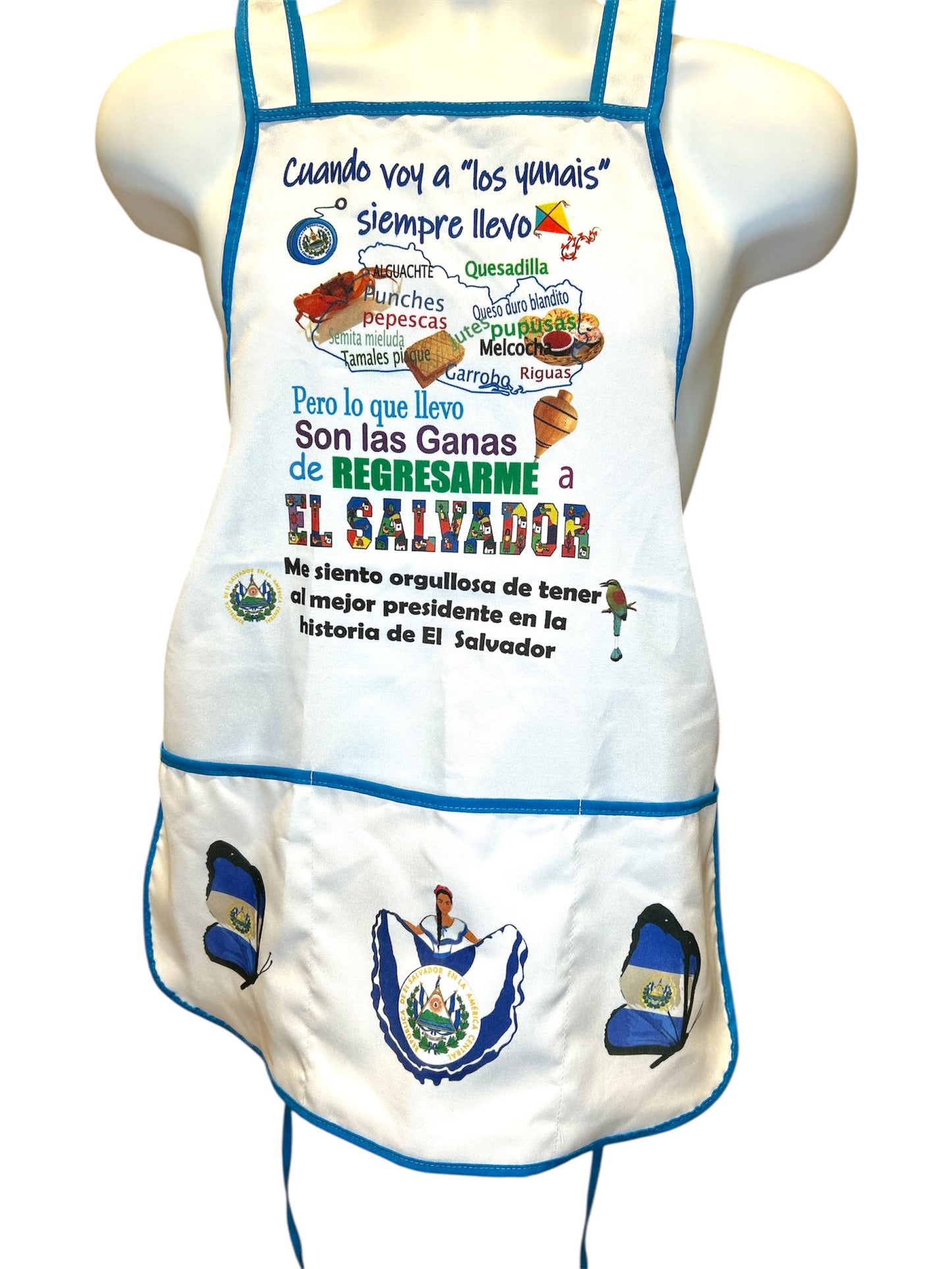 Gabachas o delantales de El Salvador