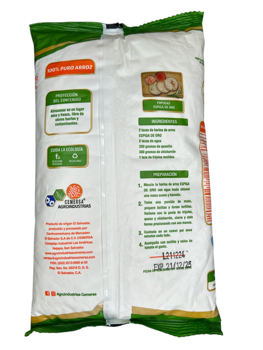 Harina de Arroz - Espiga de Oro
