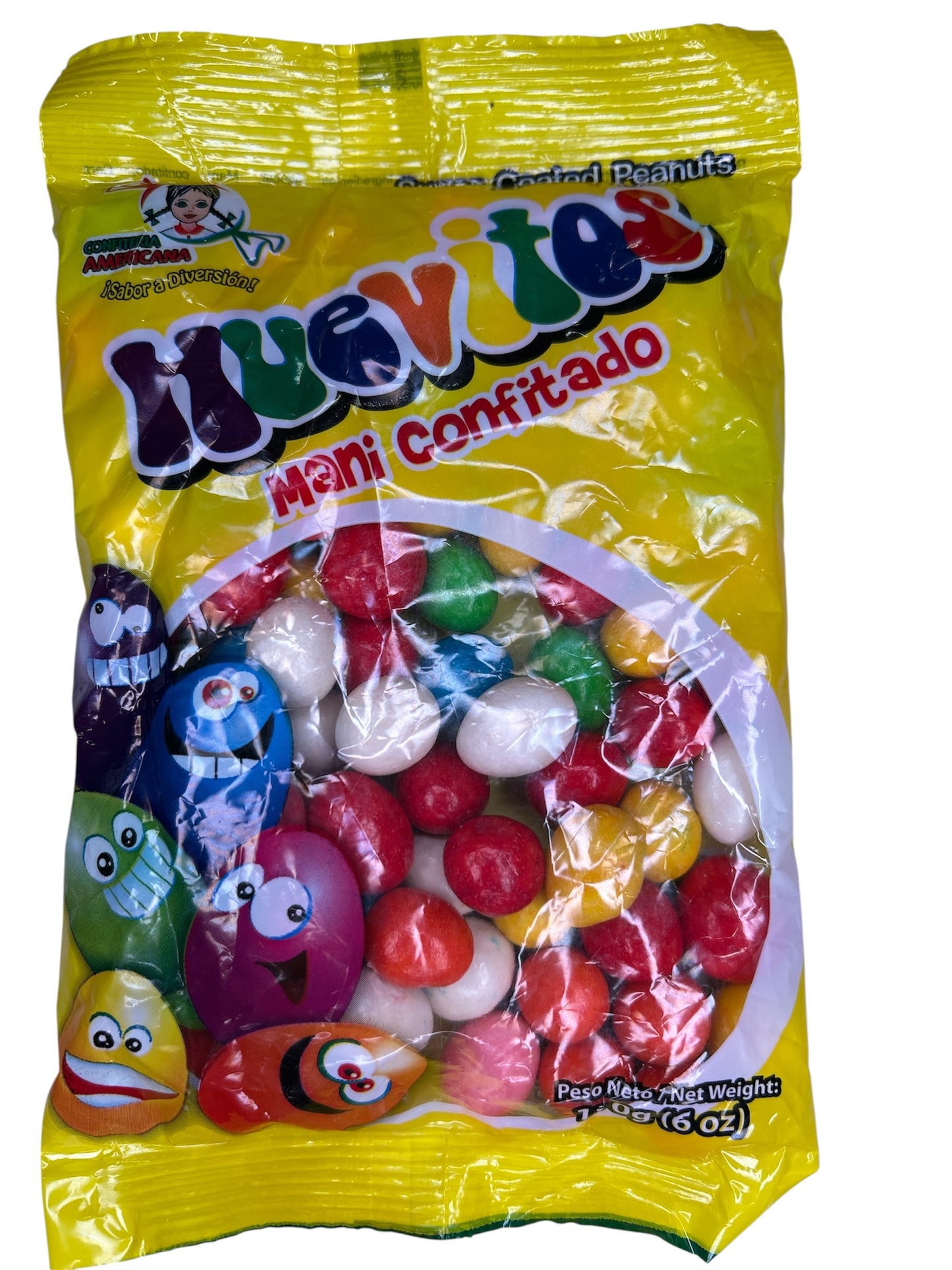 Huevitos (mani confitado) bolsa amarilla - Confiteria Americana