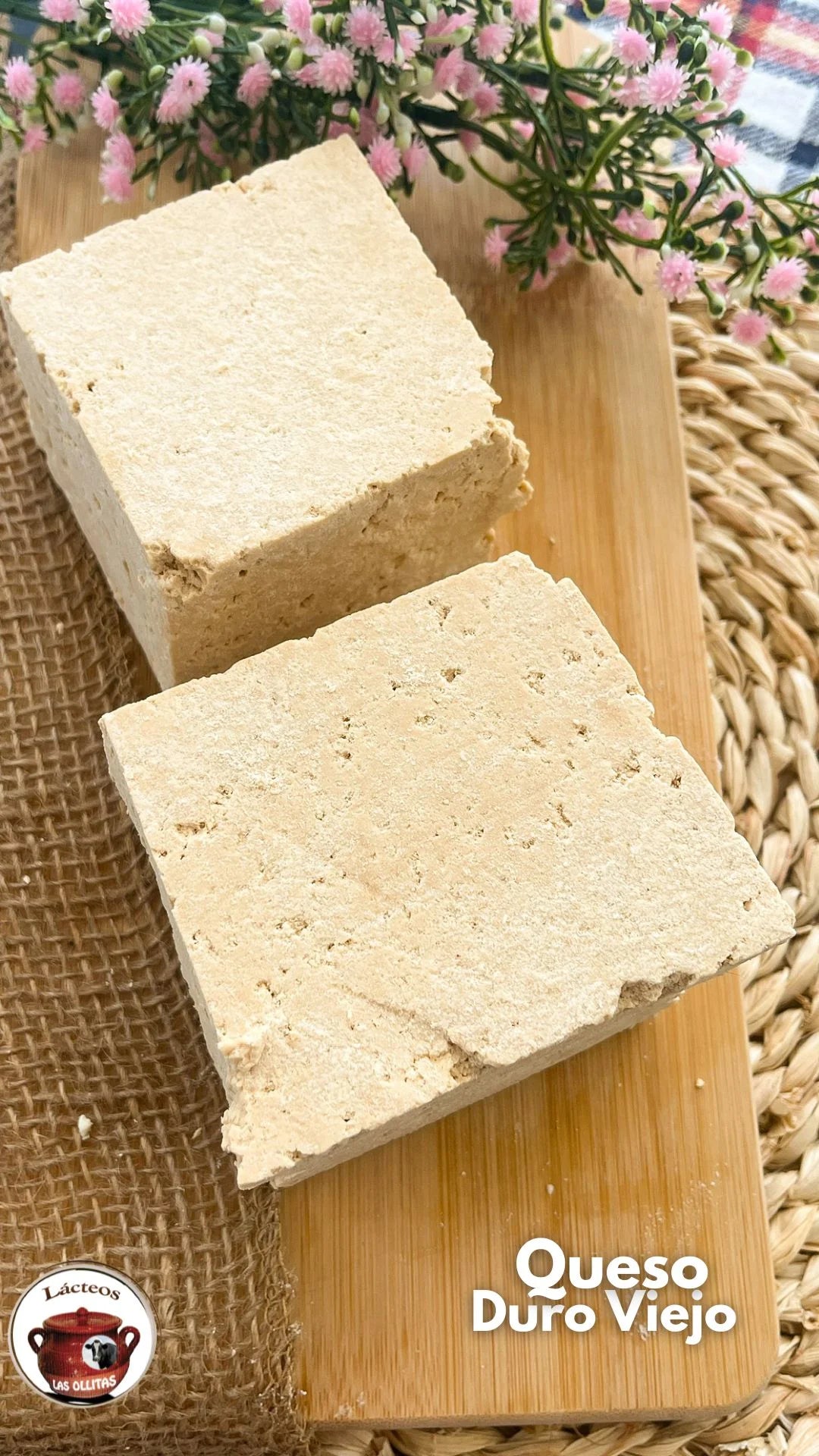 Queso Duro Viejo 1 lb - Lacteos Las Ollitas