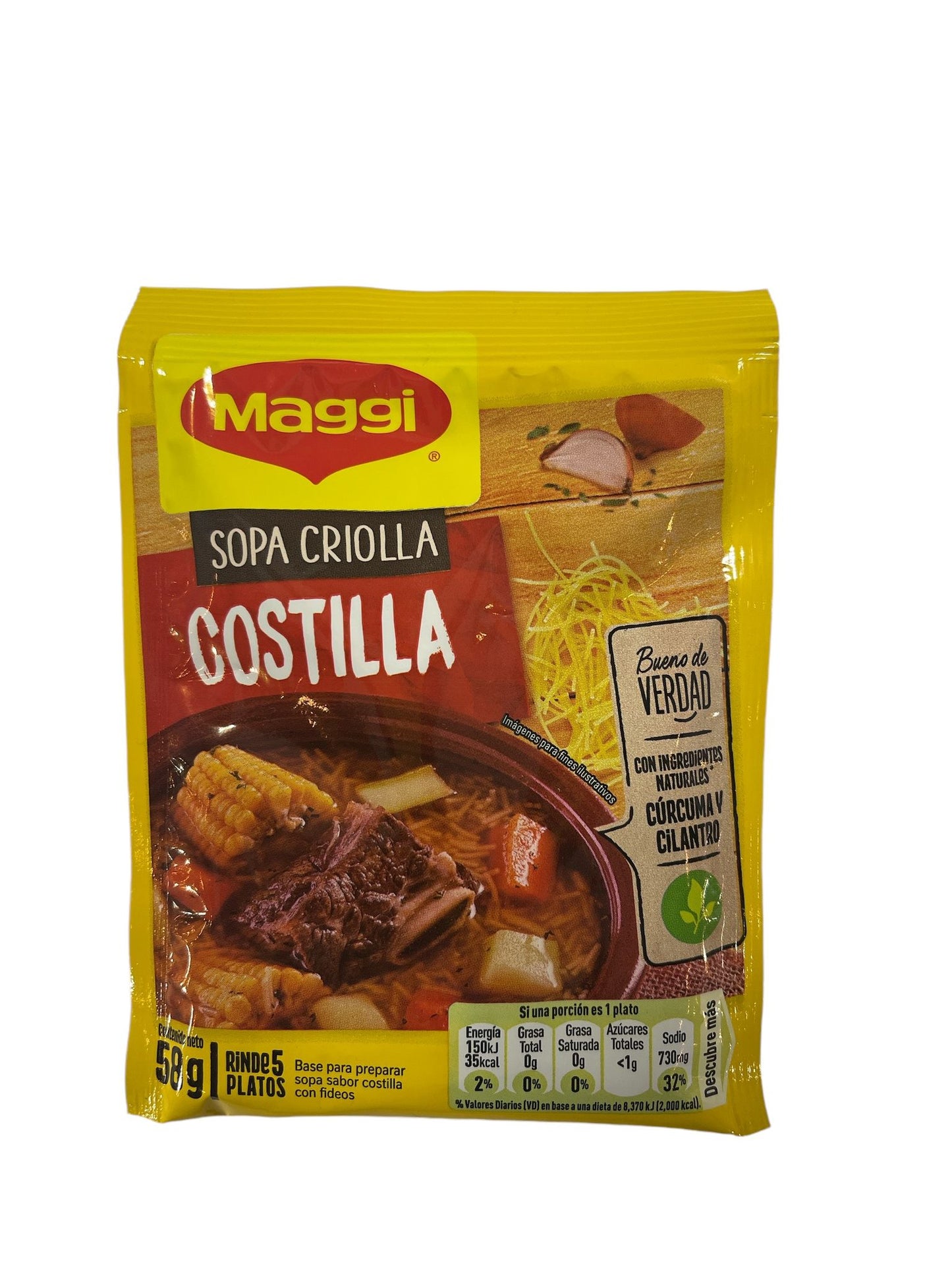Sopa Maggi Criolla Costilla