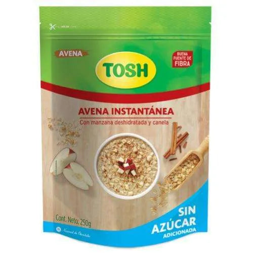 Avena instantánea sin azúcar TOSH 250g