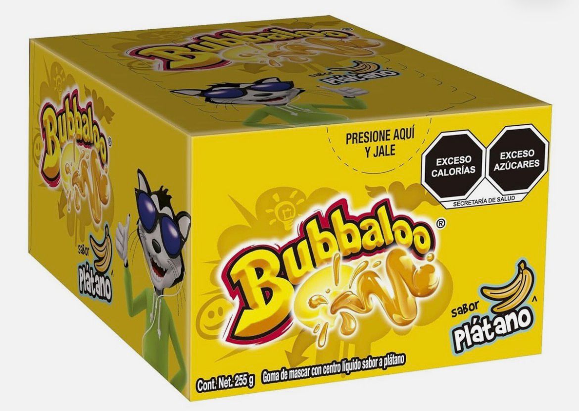 Bubbaloo plátano