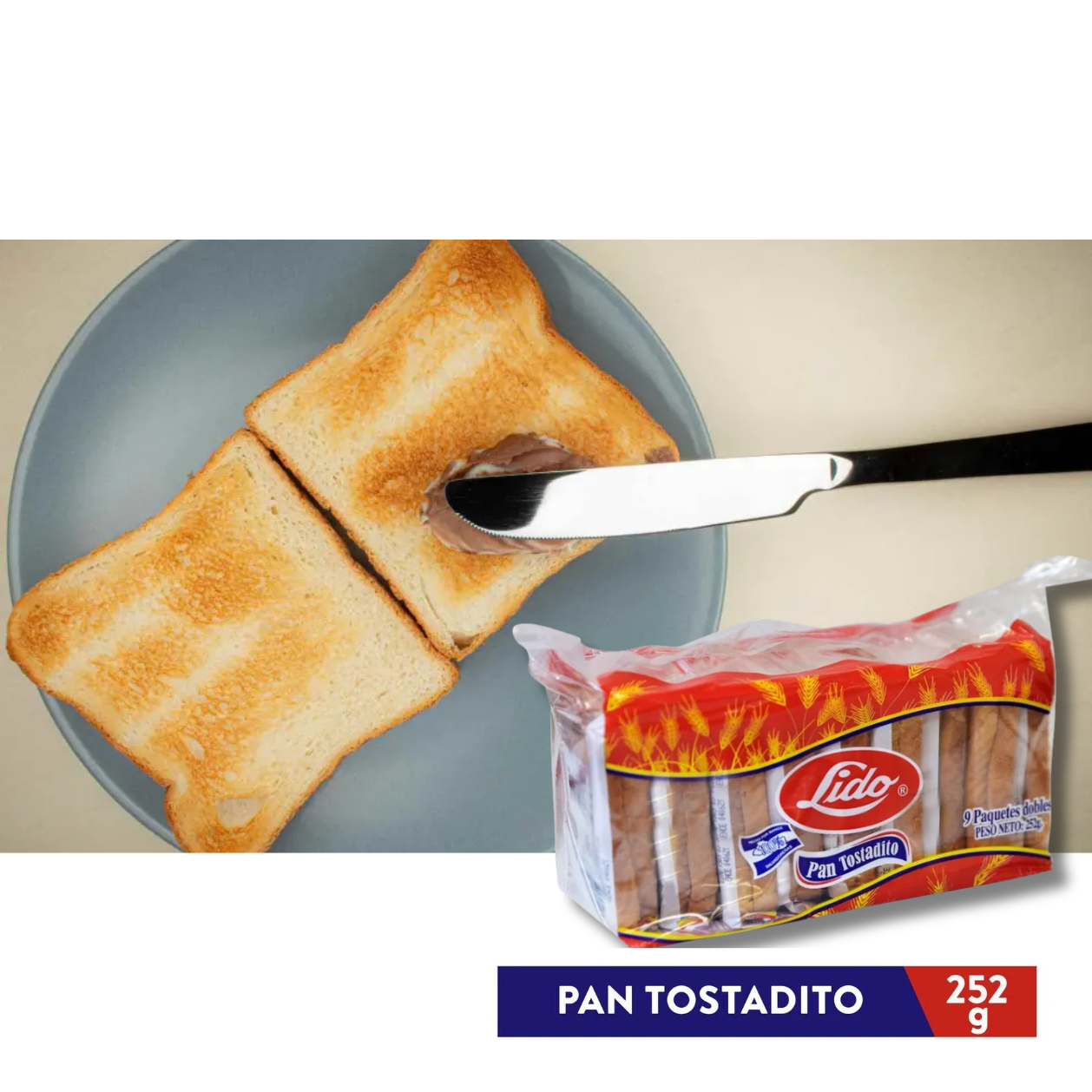 Pan Tostado Lido - 250 g