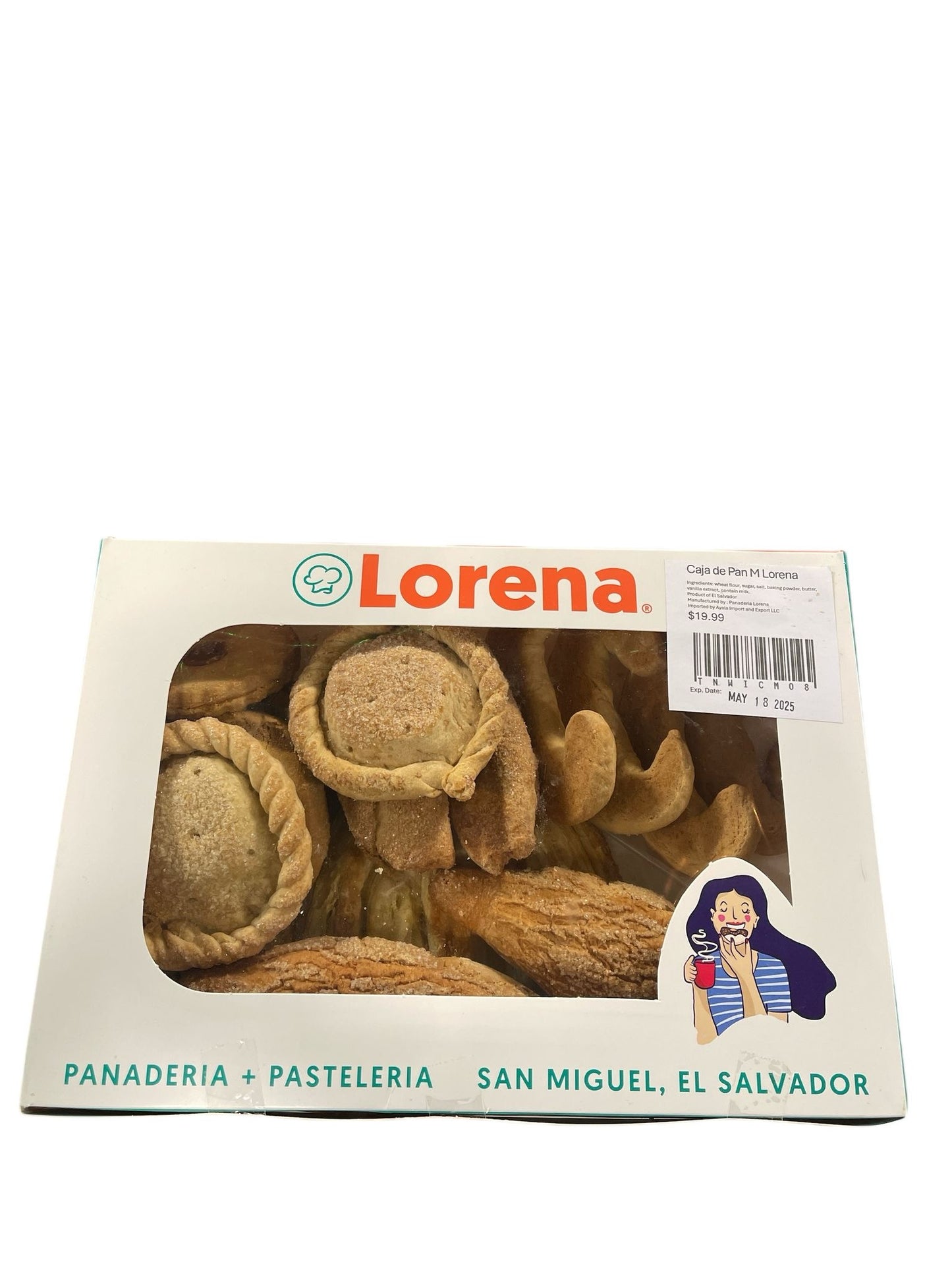 Lorena caja de pan pequena