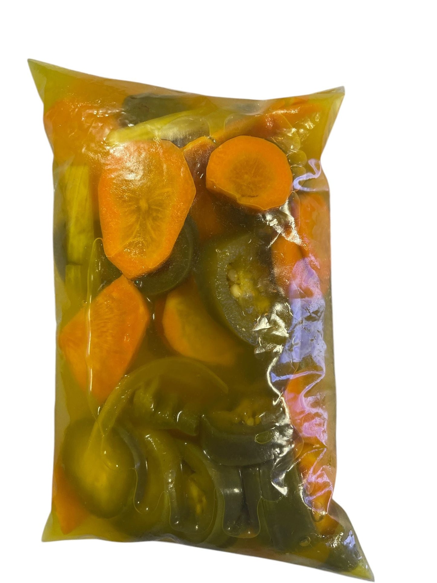 Curtido de jalapenos en bolsa grande