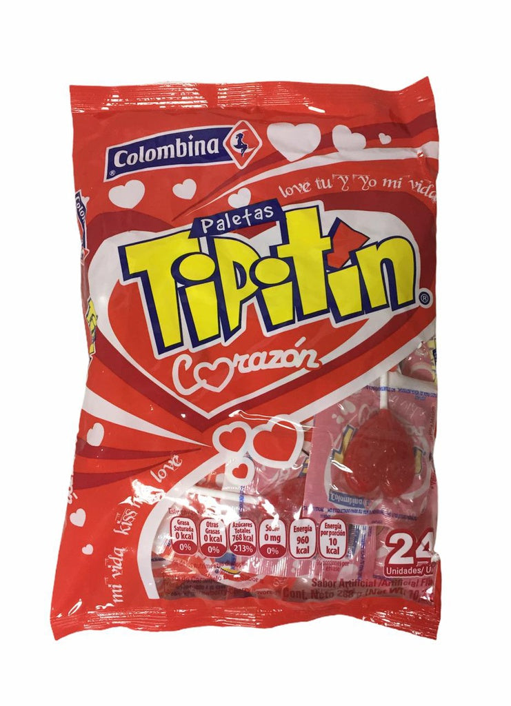 Paletas Tipitin Corazon - Colombina