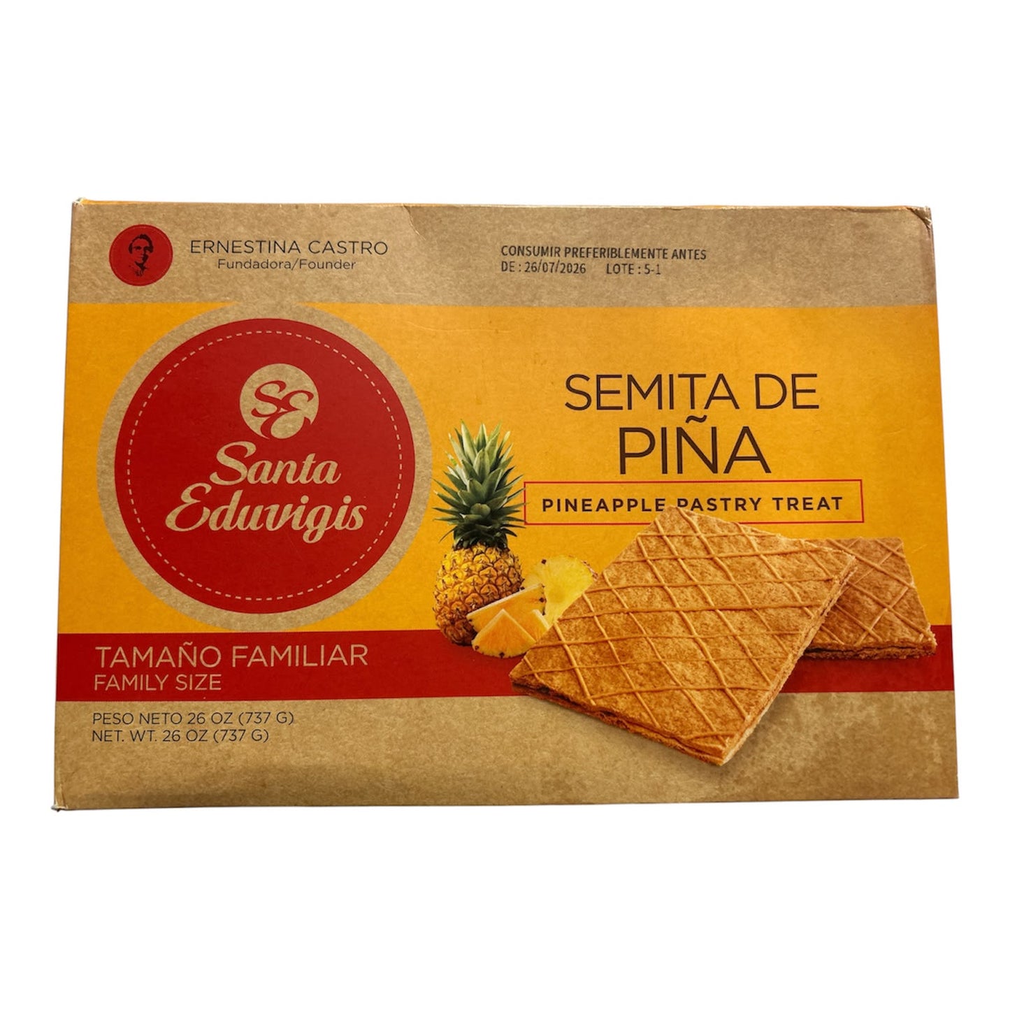 Semita de piña tamaño familiar