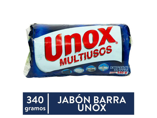 Detergente Unox Multiusos En Barra - 340 g