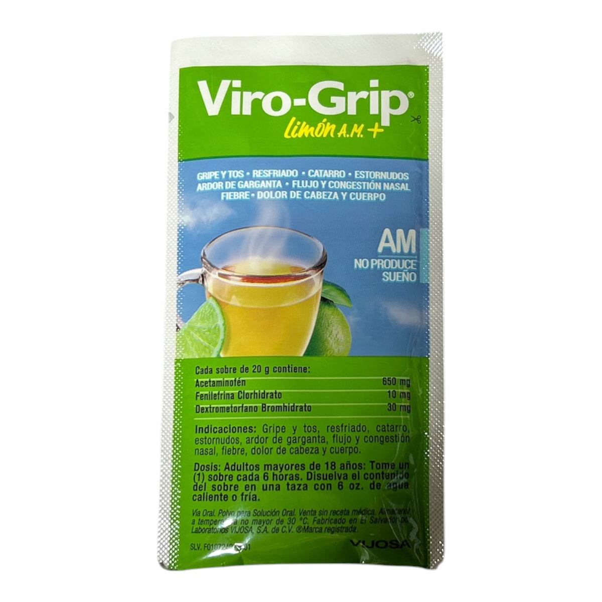 Viro Grip limón sobre AM