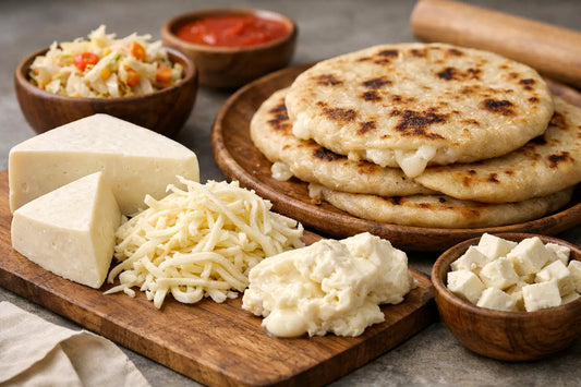 Mejores quesos para pupusas caseras en casa